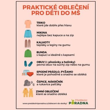 Oblečení dětí/praktické rady